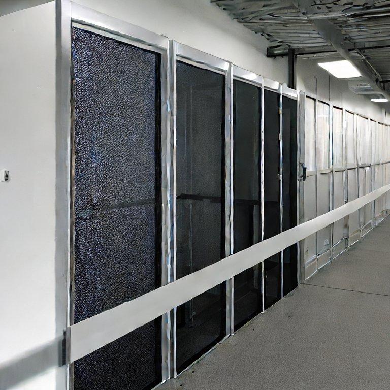 Sitex security screens installed at a homeless hostel