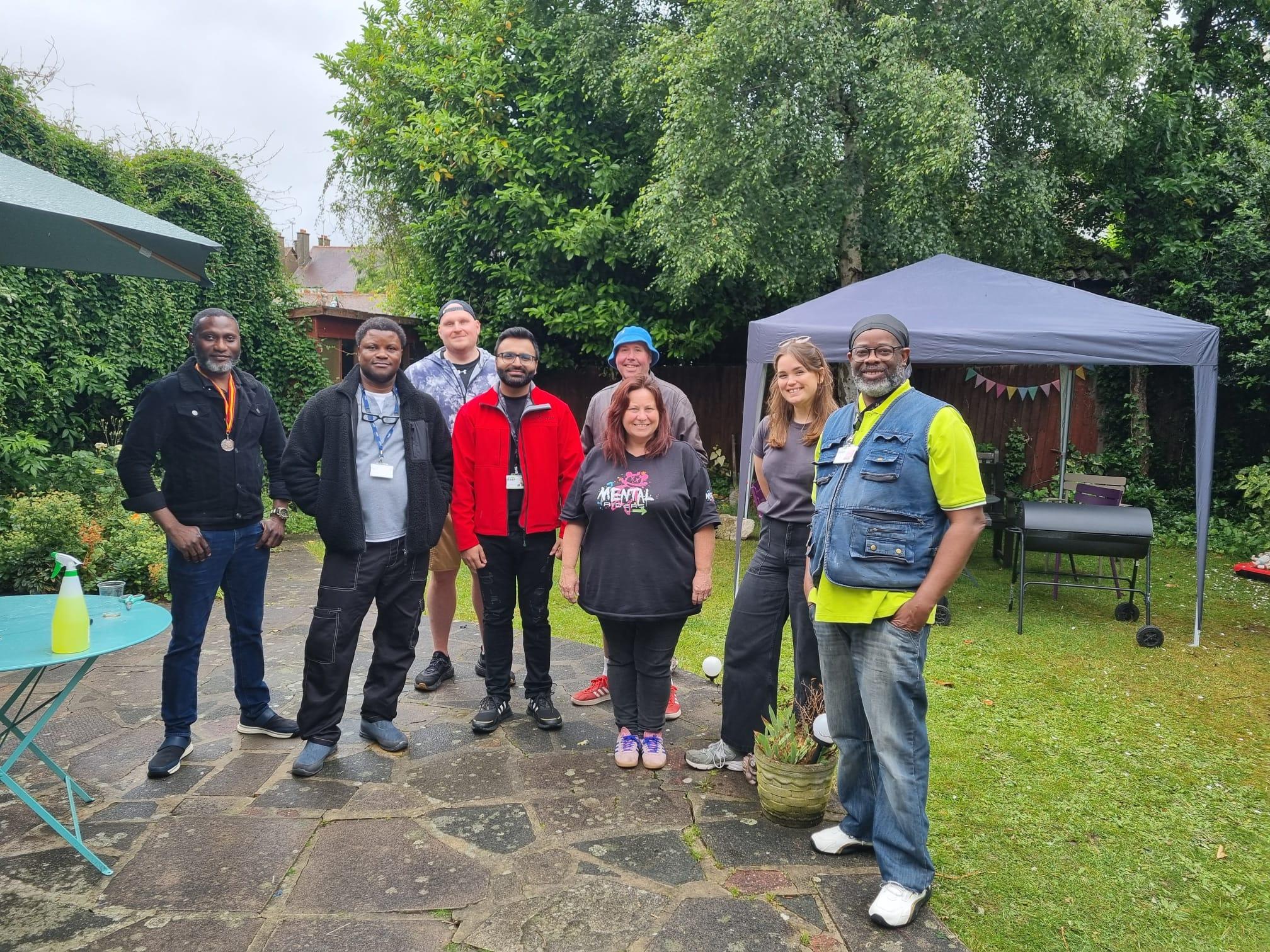 HHS Group staff at a community barbecue event