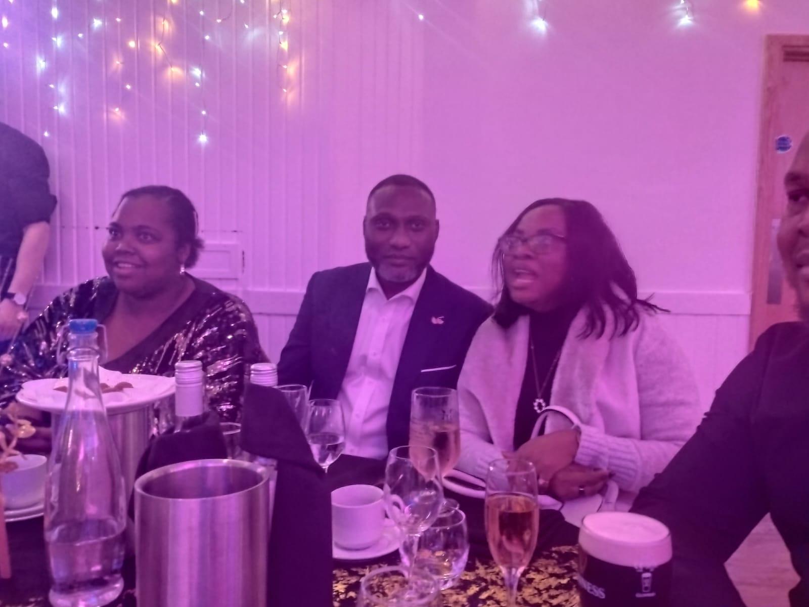 HHS Group staff at a charity awards evening